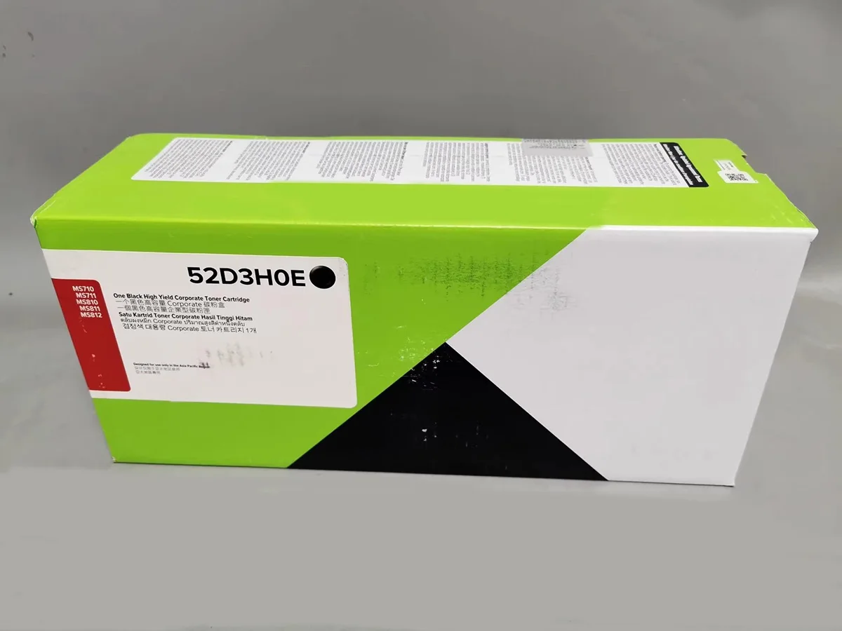 

52D0X0N 52D3H0E Original Toner Cartridge for Lexmark MS710 MS711 MS810 MS811 MS812 Printer High Yield 25000 Pages