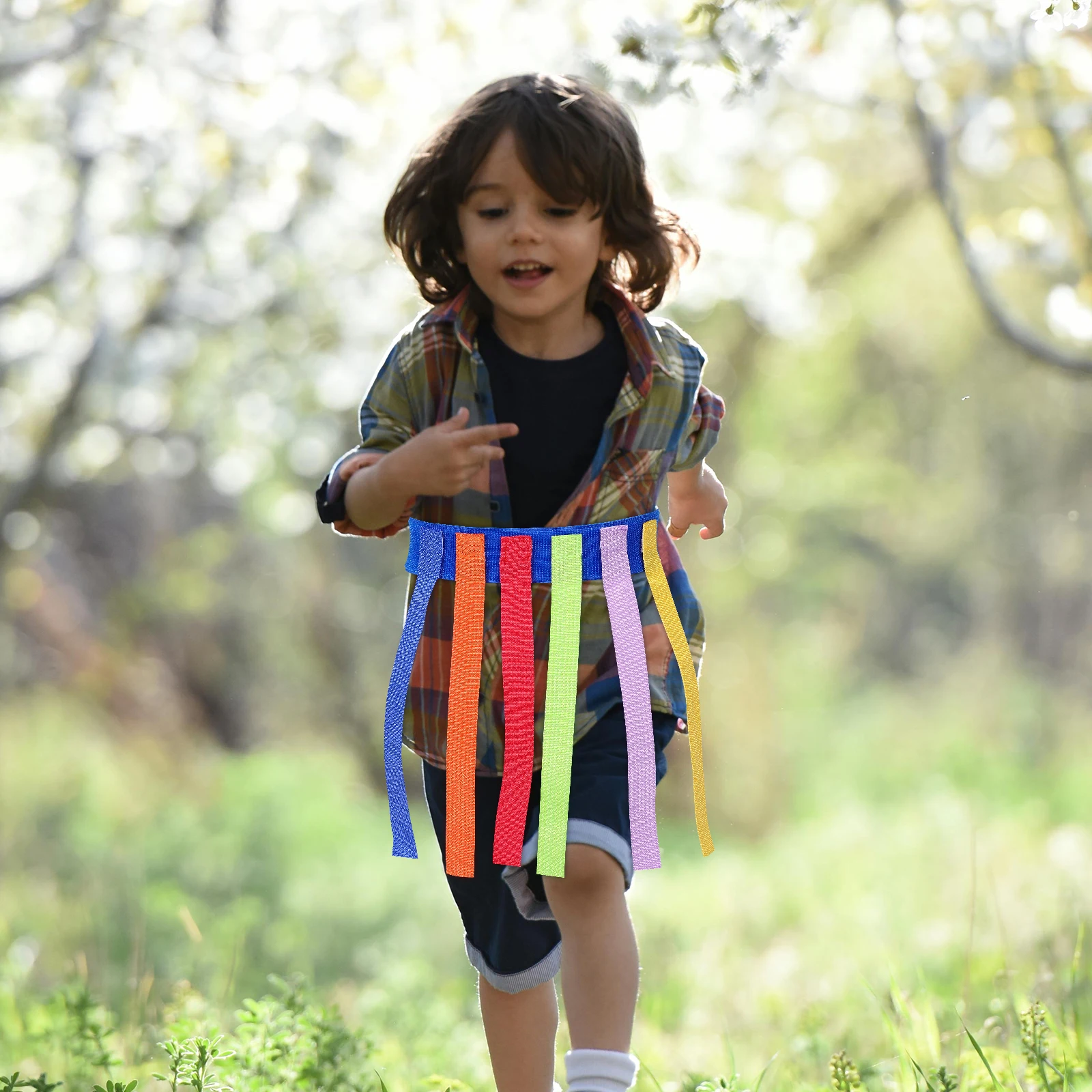 

5 Pcs Tail-pulling Toy Kids Games Toys Sports Coordination Catchings Sticks Children's Sensory Training Equipment Cloth Color