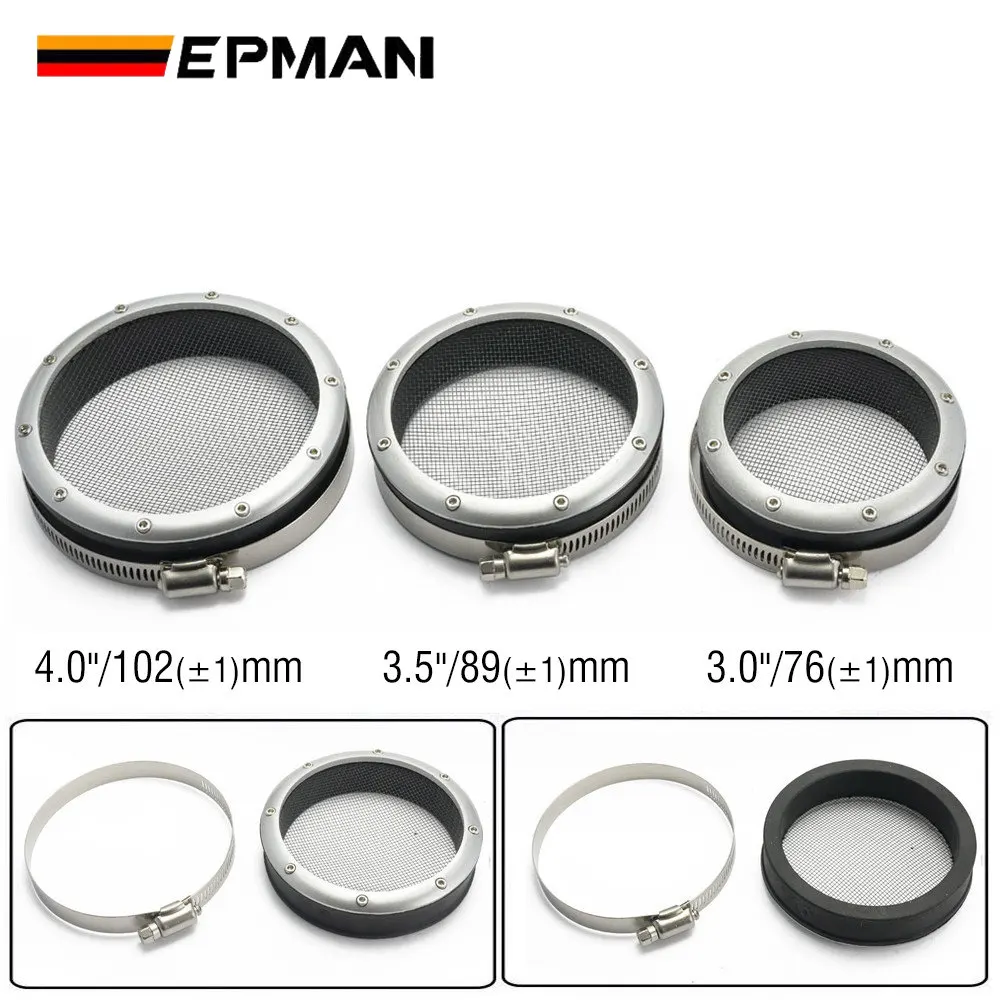 EPMAN 3"/3,5"/4" Turbo-Einlass-Grillschutzfolie Turbolader-Bildschirm Mesh Lufteinlassfilterabdeckung EPAA11G02 – Detail 5
