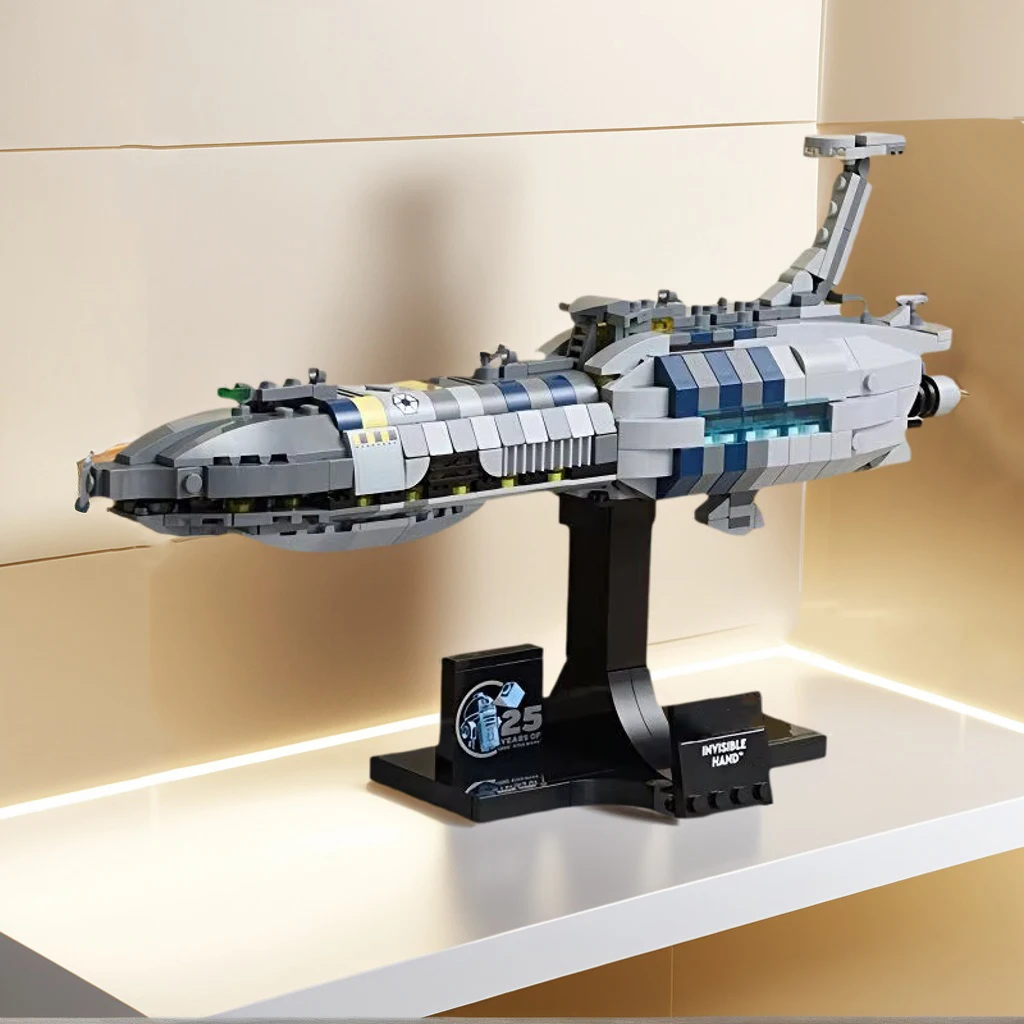 

599pcs Invisible Hand Spaceship Building Blocks Compatible 75377 DIY Assembling Model Toys for Children Birthday Gift