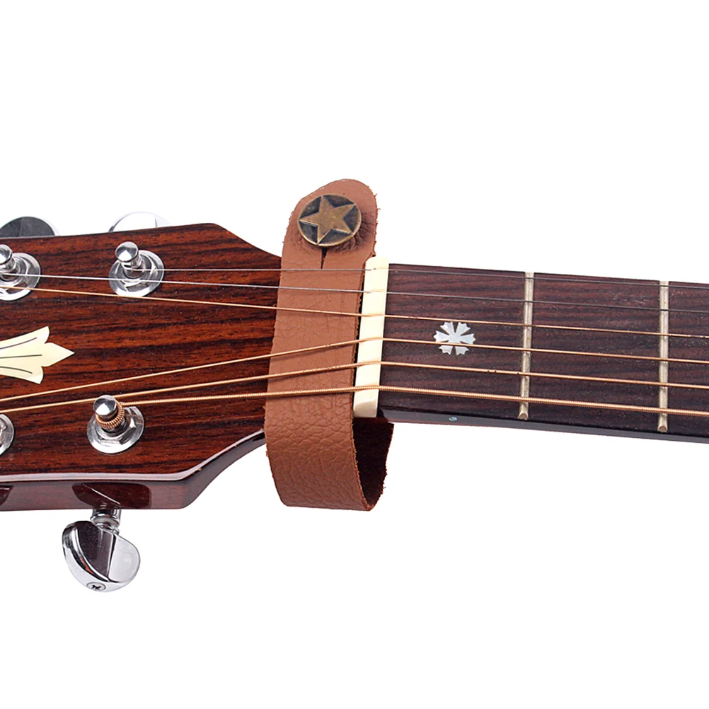 

Guitar Neck Strap Guitar Button Headstock Strap Tie Guitar Locks Strap Light Brown Guitar Button Strap Guitar Accessorie