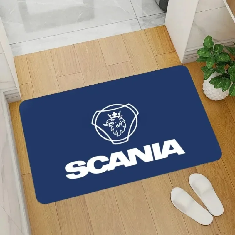 Scanias Floor Mat with Handsome Pattern Printed 100% Polyester Non-slip Carpet for Bathroom Kitchen Entrance Rug Home Decorat@0