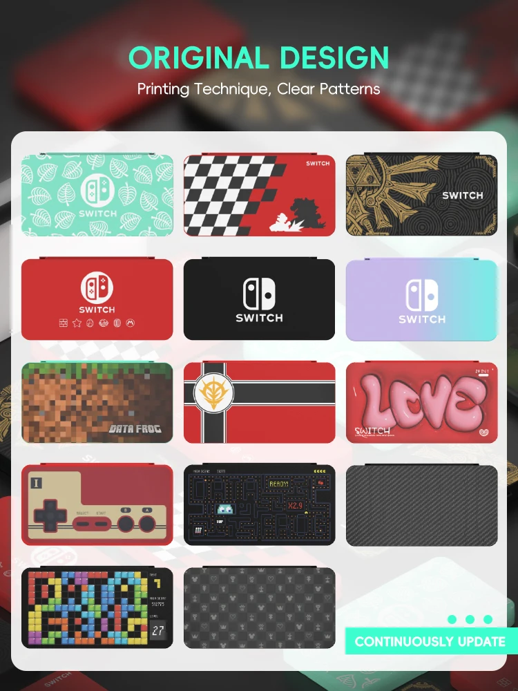 DATA FROG 24 in 1 Game Card Case Holder Hard Shell Storage Box Protective Game Card For Nintendo Switch/Switch Lite Accessories