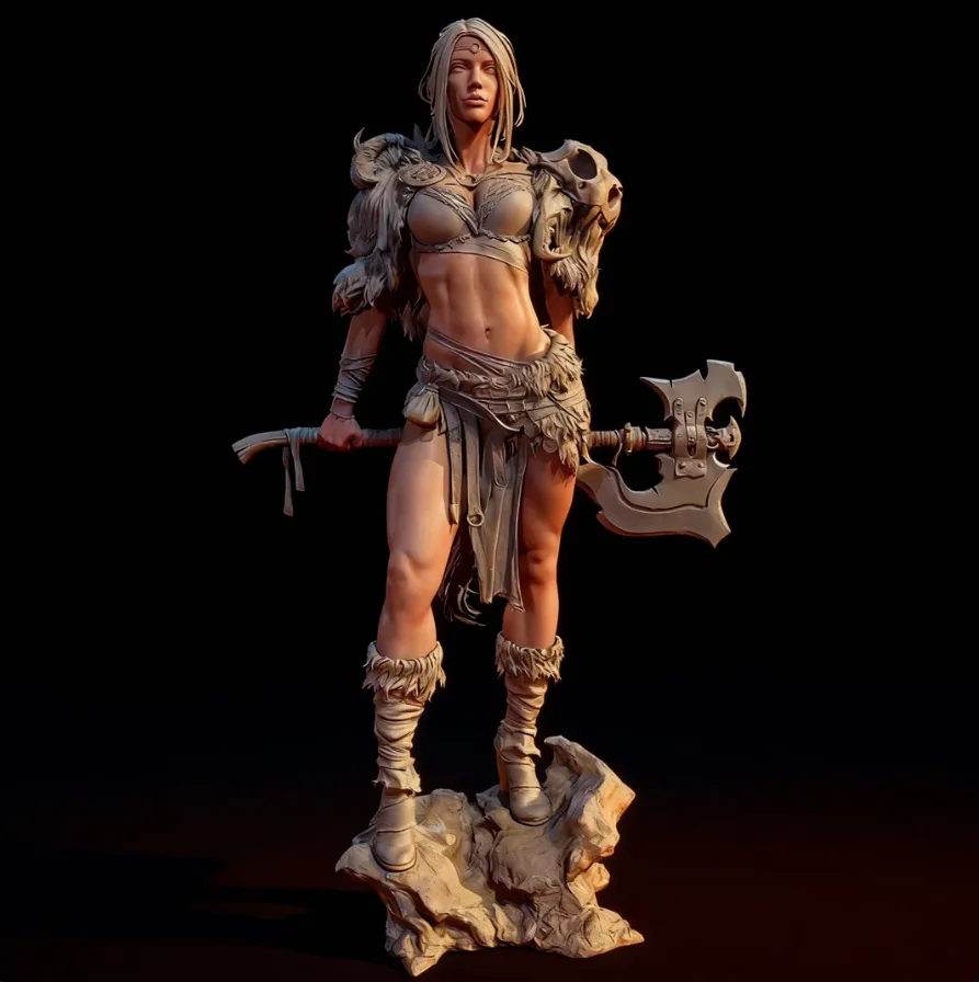 

The height of man 50mm 75mm 90mm Resin model kit self-assembled and painted TD-7660/3D