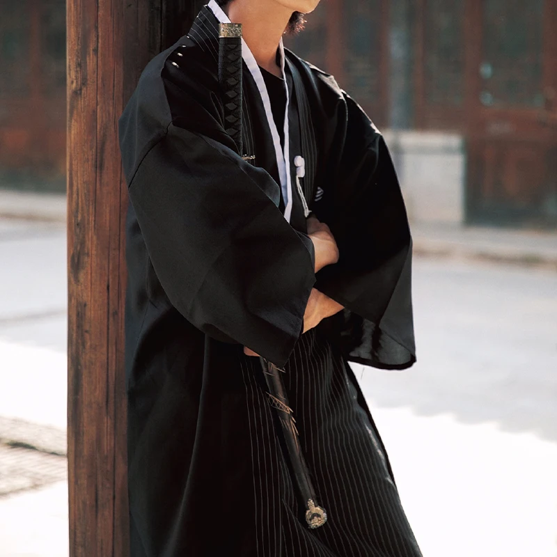 Haori Samouraï Traditionnel Homme – Kimono – photo 4
