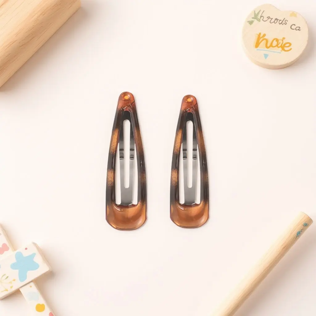 

10pcs Turtle Shell Clips For Women Small Snap Hair Clip Fine Thin Hair Barrette Lightweight Secure Hold Styling Accessory