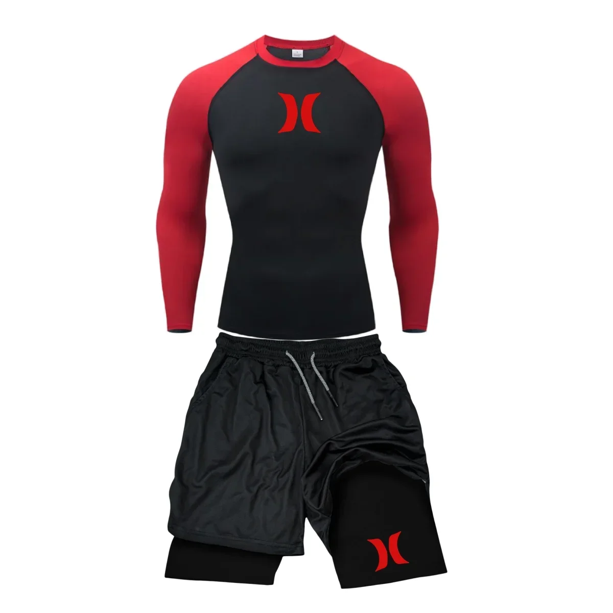 Men's Compression Running Suits Gym Tights Training Sportswear Workout Jogging Sports Set Men MMA Rashguard Tracksuit Clothes view 6