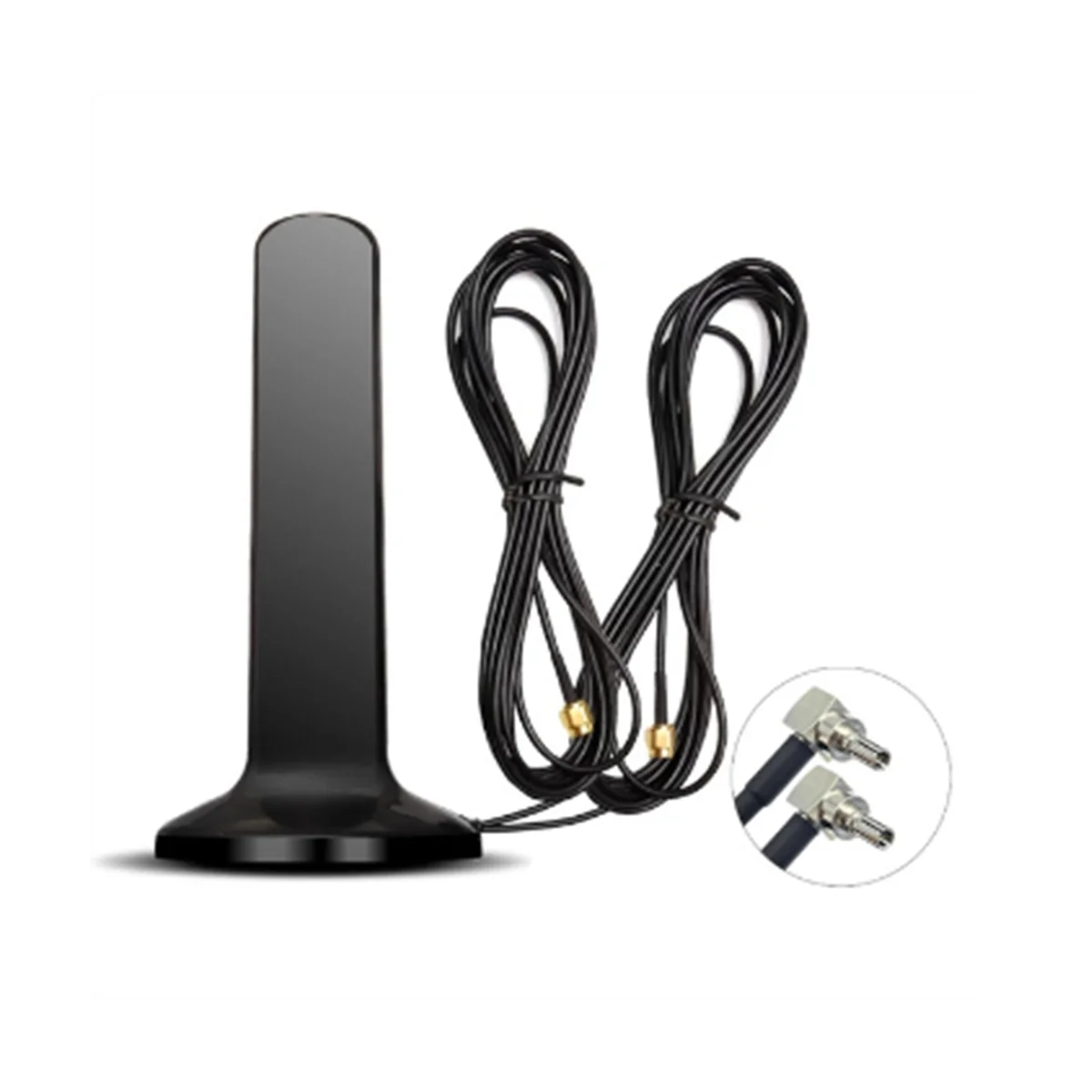 GSM 4G 5G Antenna 600-6000MHz 12DBi High Gain Omni Magnetic Base Aerial for CPE (SMA Male)