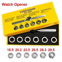 7PCS Watch Opener for Rolex Easy Open Watch Back Case Back Cover for Grooved Screw Bottom Gear Opening Watch Repair Tools 5537