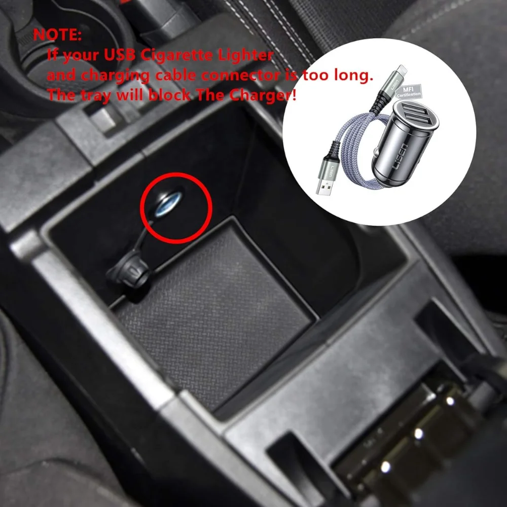 علبة تنظيم وحدة التحكم المركزية مناسبة مخصصة لسيارة جيب رانجلر JK JKU 2011-2018 صندوق تخزين مسند الذراع مع أجزاء تصفيف السيارة المقسمة