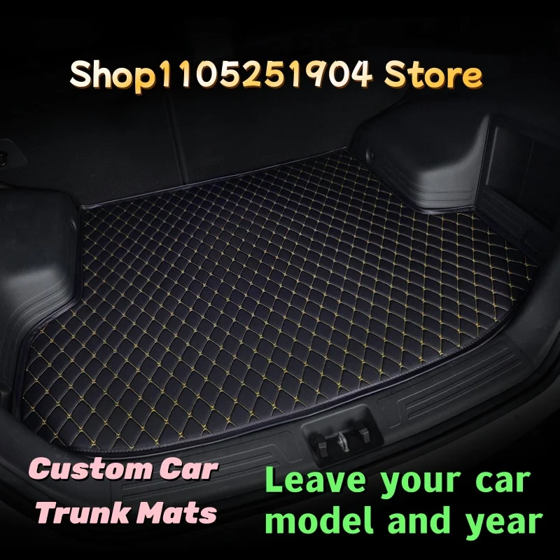 

Artificial Leather Cargo Liner Custom Car Trunk Mats For Audi Q2 2016 2017 2018 2019 2020 Car Mat Accessories Carpet