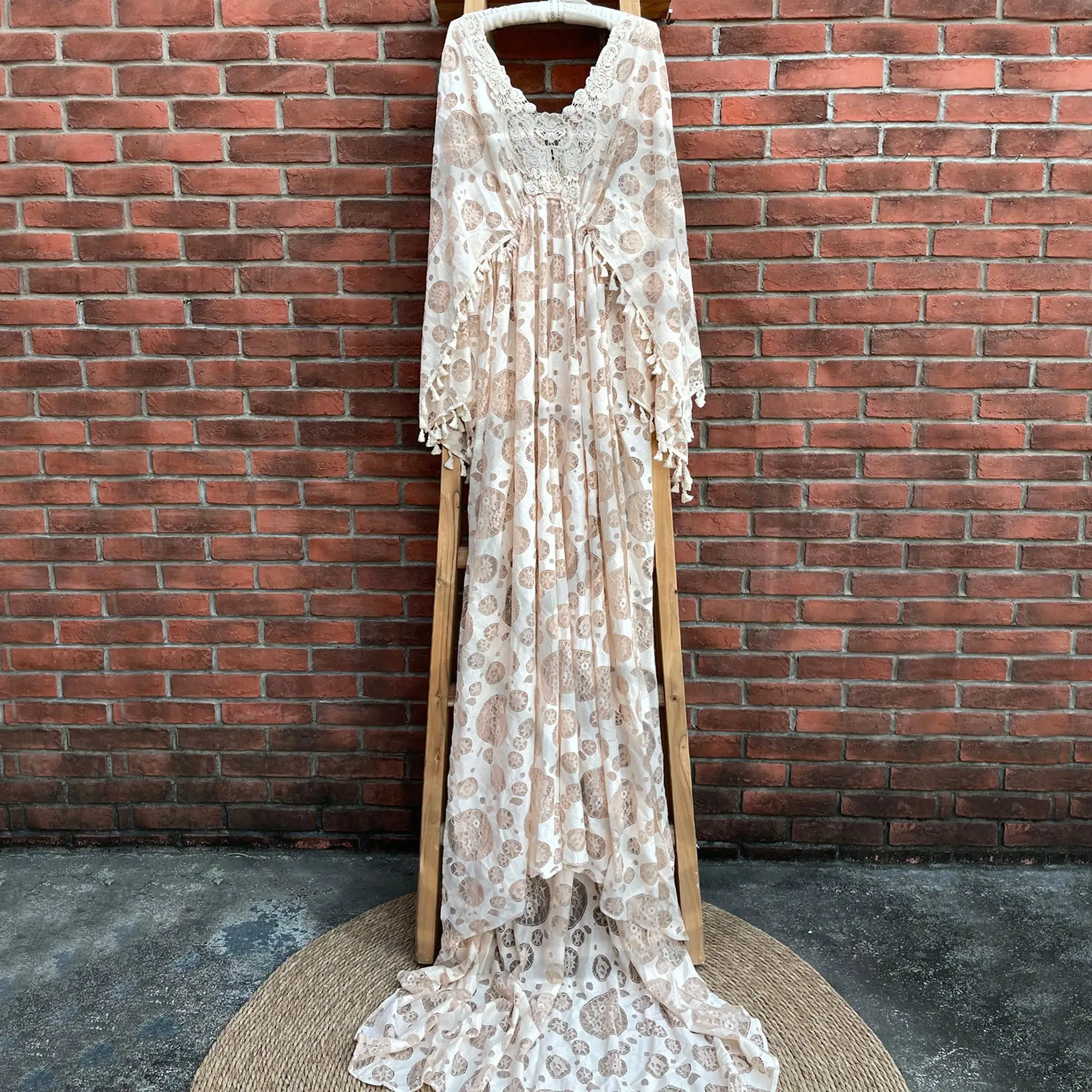 

Платье для беременных Don & Judy, наряд для фотосессии, укороченный топ с открытыми плечами, макси-юбка, элегантное платье для беременных, детский душ