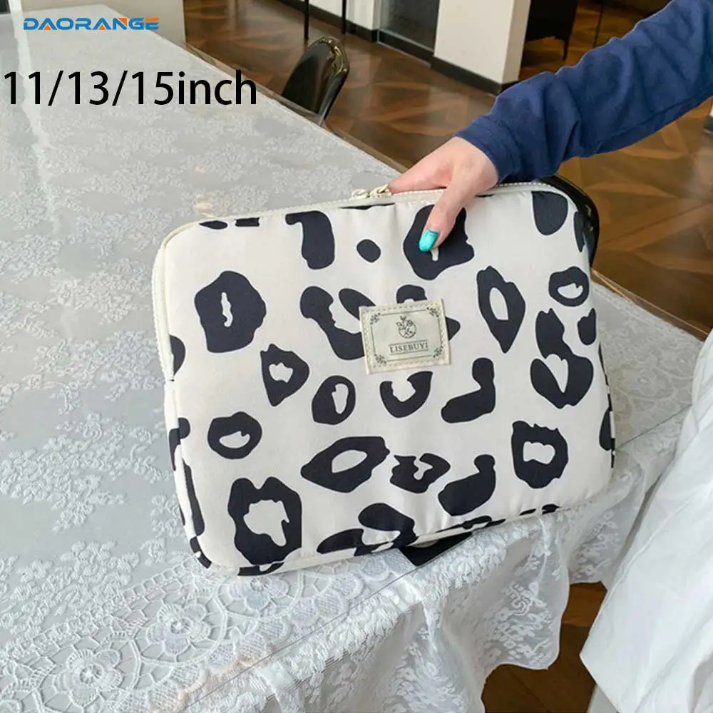 

11-15 в леопардовом стиле, чехол для ноутбука, чехол для ноутбука MacBook Air iPad, сумка для планшета, модный мягкий чехол для ноутбука