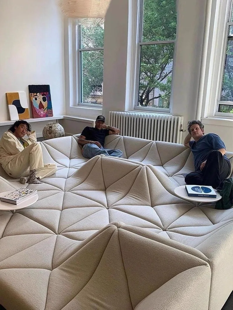 وحدة غرفة المعيشة من القماش الكثبان الرملية، مزيج مجاني من طبقة مسطحة كبيرة #4