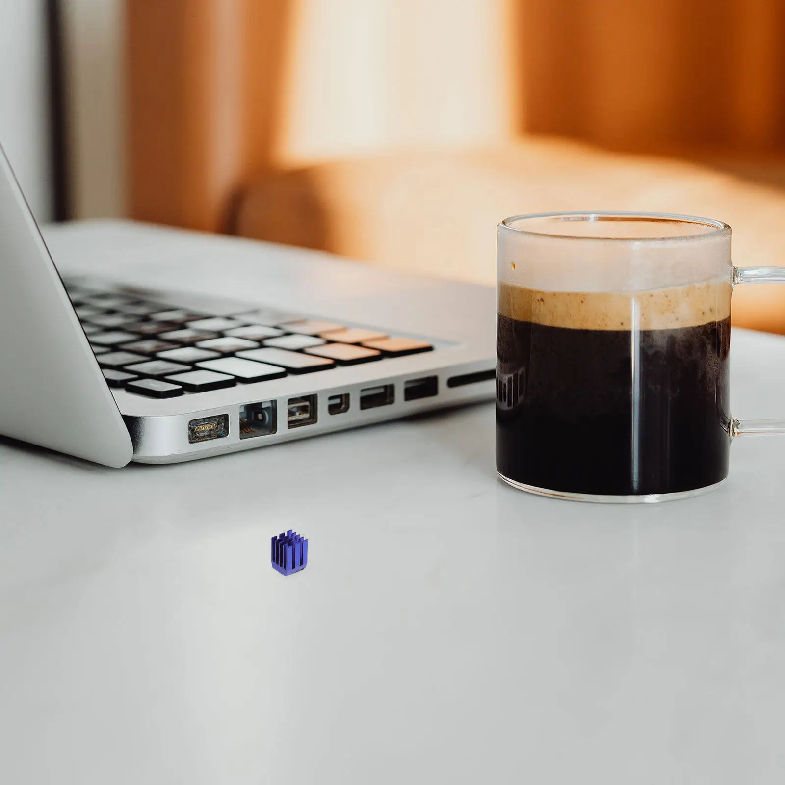 

12Pcs Heatsink Kit for 3B with Blend Materials High Thermal Conductivity Double-Sided Tape Cooling Fins Passive