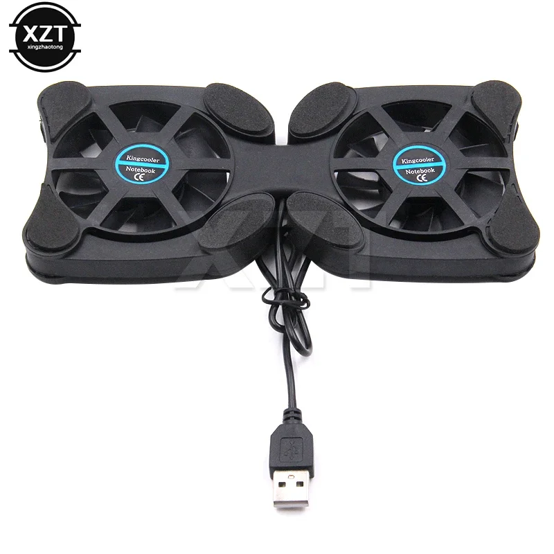 USB Mini Laptop Fan Stand Notebook Foldable Folding Fan Cooler Notebook Cooling Pad Radiator Cooler Master Computer Accessories