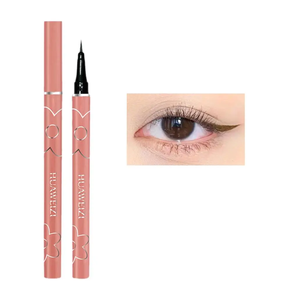 كحل سائل فائق النعومة مضاد للعرق ، مستحضرات تجميل سريعة الجفاف ، تدوم طويلاً ، قلم غير لامع للعين ، بطانة مكياج ، A3n8