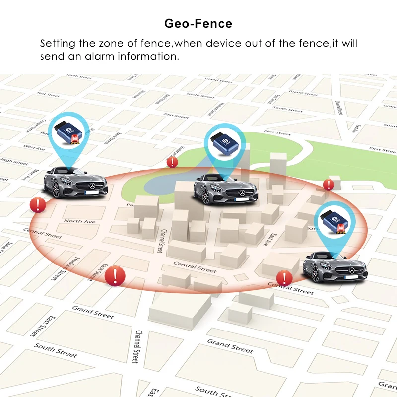 Obd2 GPS المقتفي سيارة المقتفي في الوقت الحقيقي GSM جهاز تعقب TK206 سياج جغرافي فائق السرعة الاهتزاز نقل إنذار ويب APP تتبع