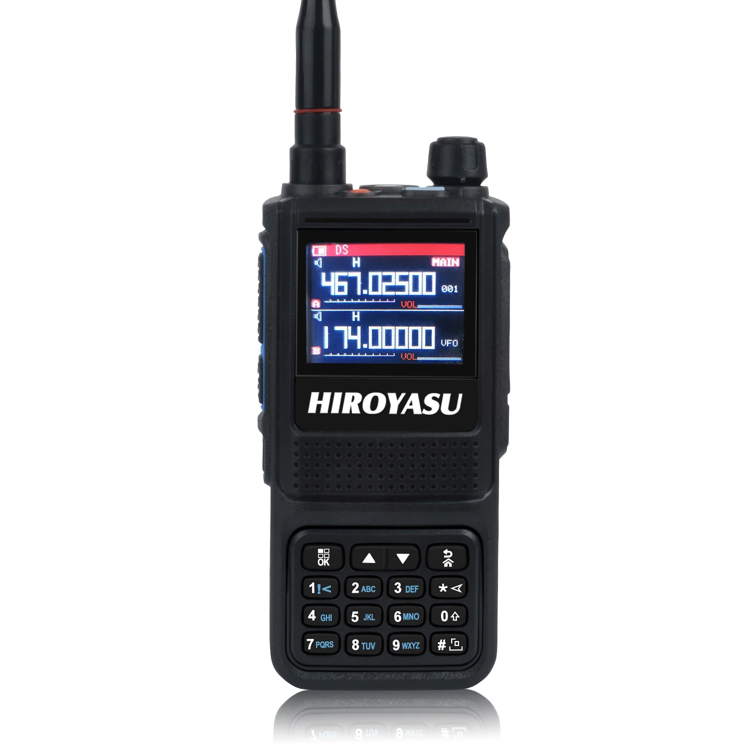 Hiroyasu HI-8811 Air วิทยุ FM 2 Rx Walkie Talkie 220-260MHz VHF UHF 330-400MHz 4Bands TX & Rx ความถี่วิทยุสแกนเนอร์