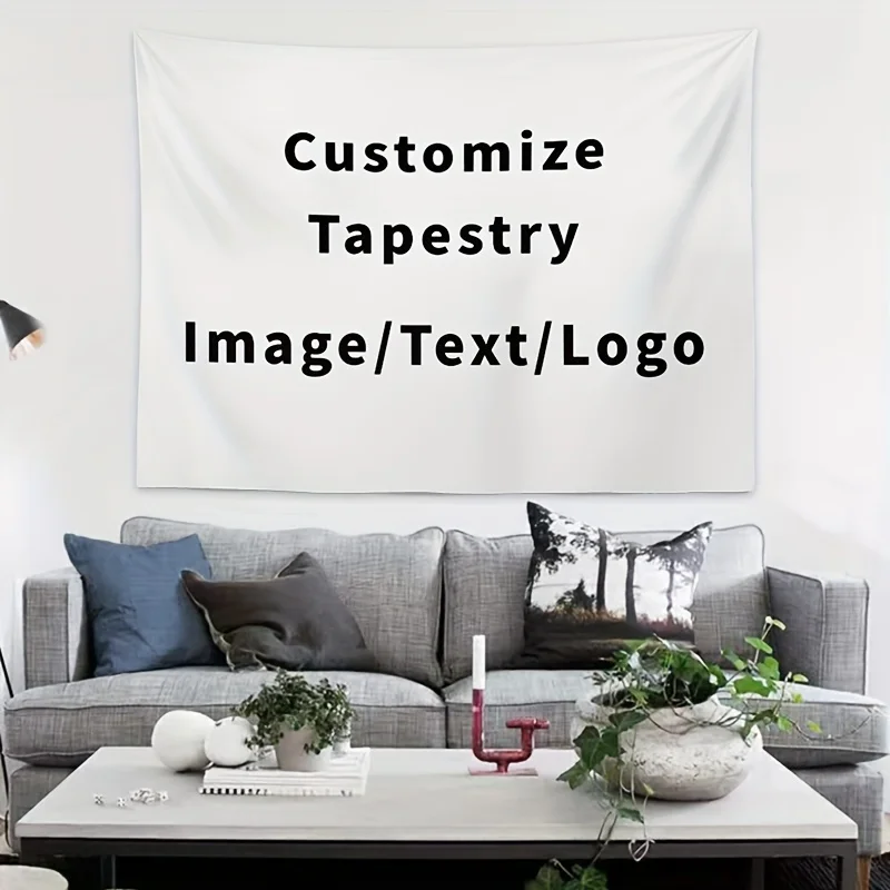 Personalisierter Wandteppich mit Eigenem Foto, Wandbehang für Schlafzimmer, Wohnzimmer & Studentenwohnheim, Moderne Wohnkunst – Detail 4