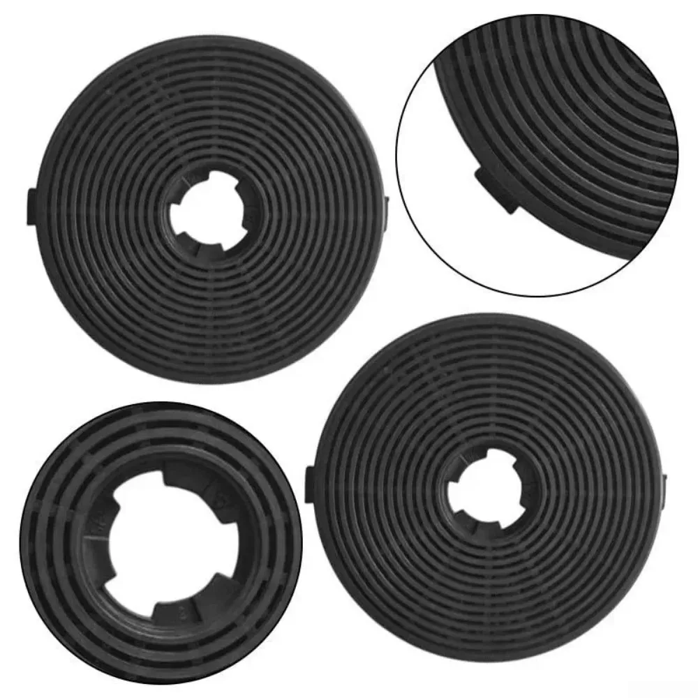 135mm*135mm*18mm 2PCS Carbon Filter for Cooker Hoods Recirculating Carbon Charcoal Filters Extractor Vent Fan Easy Install Round