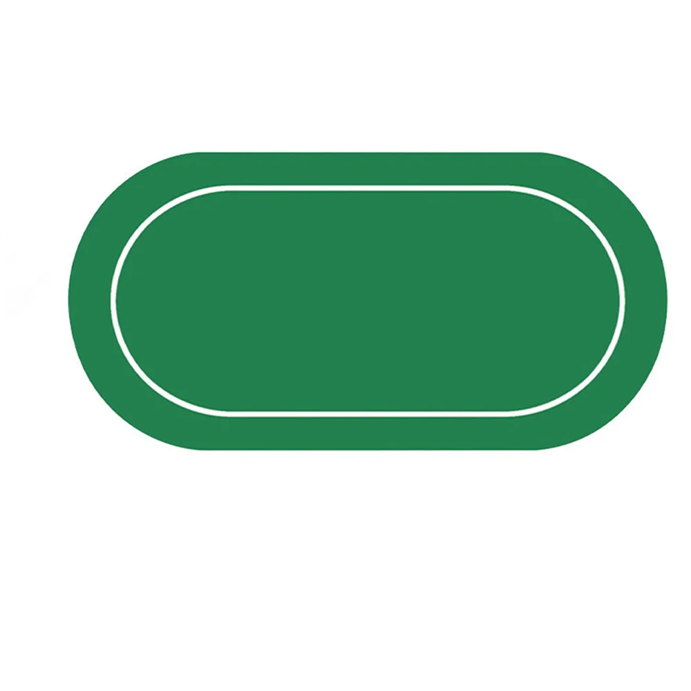 

Anti-slip Texas Hold 'em Poker Board and Card Game Rubber Table Mat Multiplayer Poker Table Mat Entertainment Accessory