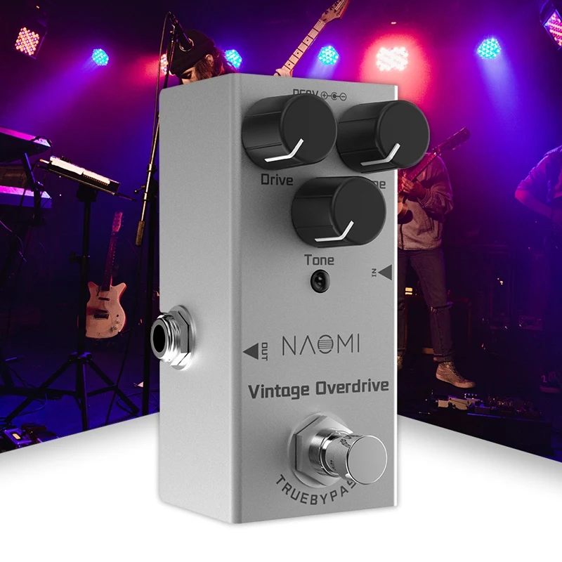 NAOMI Mini Electric Guitar Pedal Guitar Pedal Chorus/Tremolo/Delay/Overdrive DV 9V True Bypass Guitar Accessories