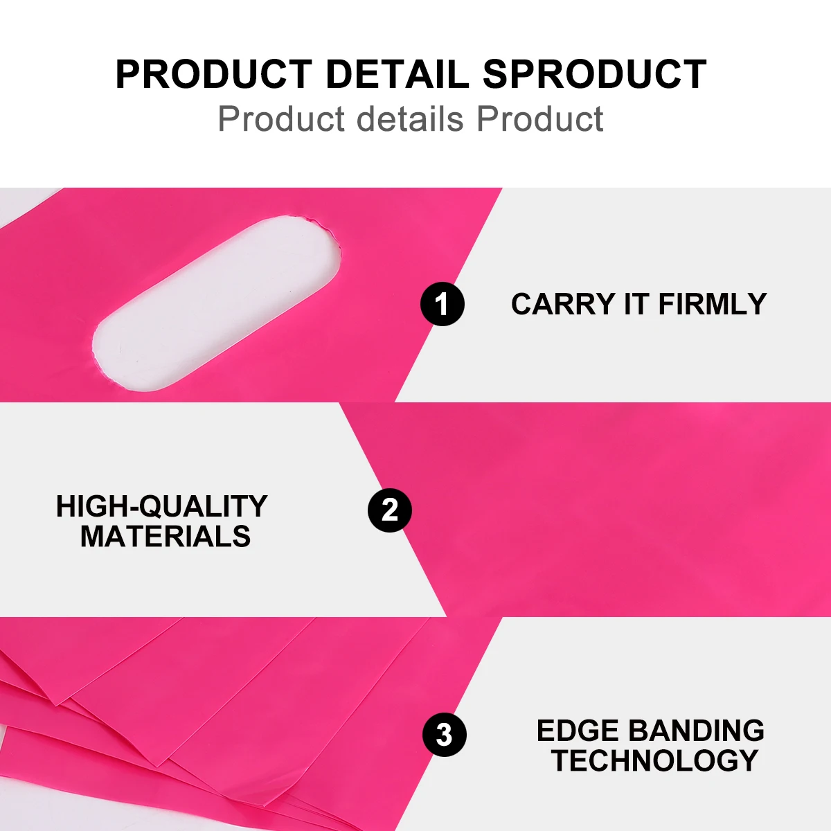 

100pcs Plastic Tote Bags Flat Storage Bags for Food Gifts Home Party Favor Pouches Durable Safe Practical Lightweight Portable