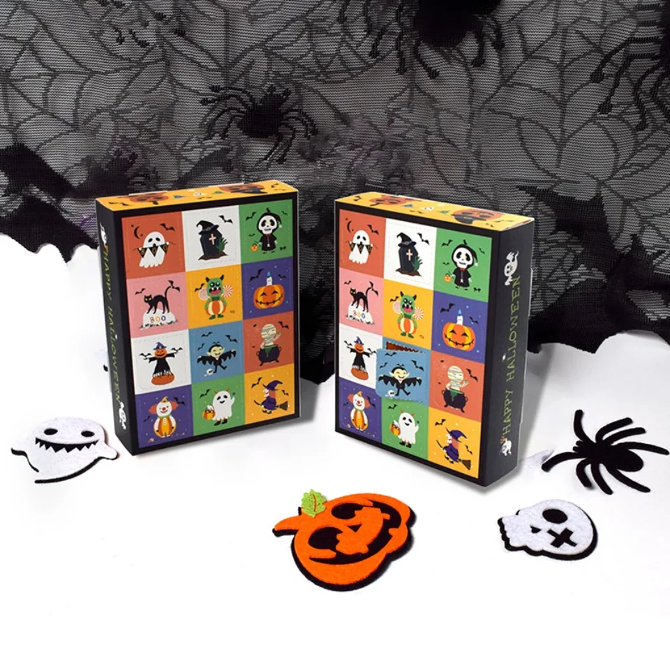 10/20/30 teile/los Halloween Candy Box Hausgemachte Geschenk Box 12 Grid Süßes Oder Saures Boxen Geschenk Box spielzeug Geburtstag Boxen Für Halloween – Detail 1