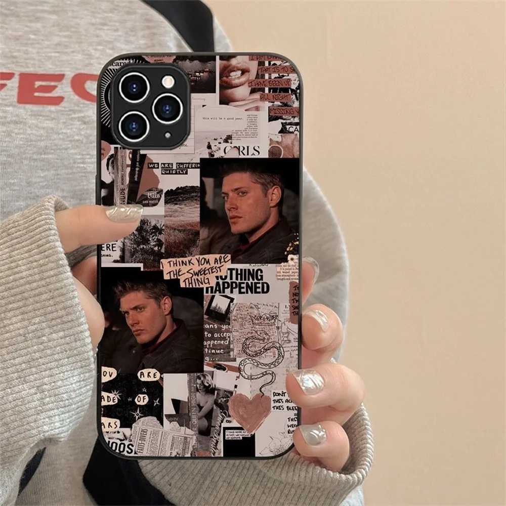 Supernatural Jensen Ackles Phone Case For Iphone 15 11 13 14 Pro Max 7 8 Plus X Xr Xs Max Se2020 12mini Cover Case