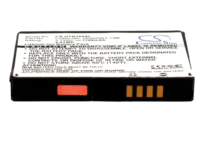 Batteria da 1100mAh, CONV160 per HTC Converse 100, H4242, per T-Mobile Shadow 2, Shadow 2009, Shadow II