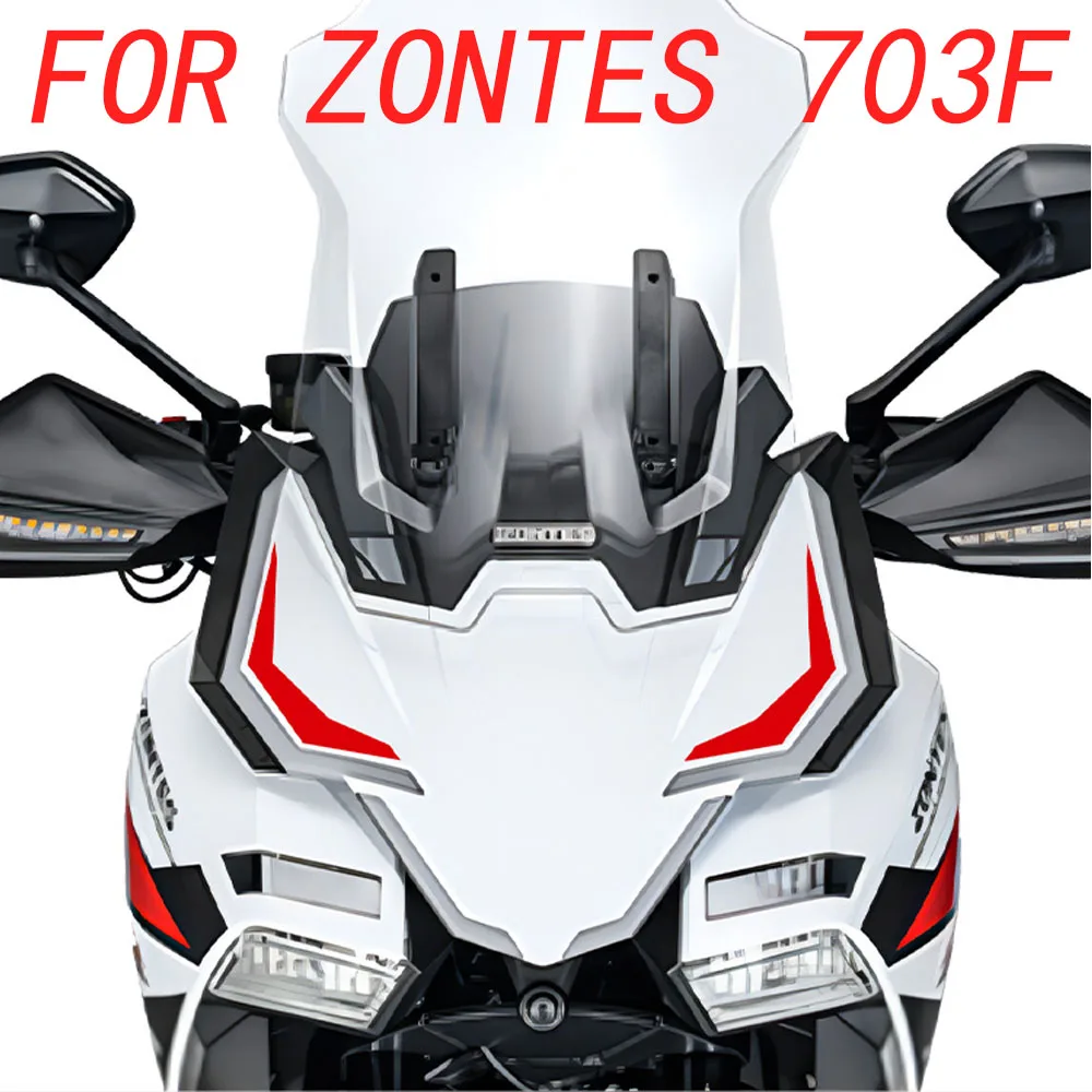 Motorcycle Fairing Sticker Decoration Reflective Cool Front Pull Headlight Decals For ZONTES 703F F703 703 F