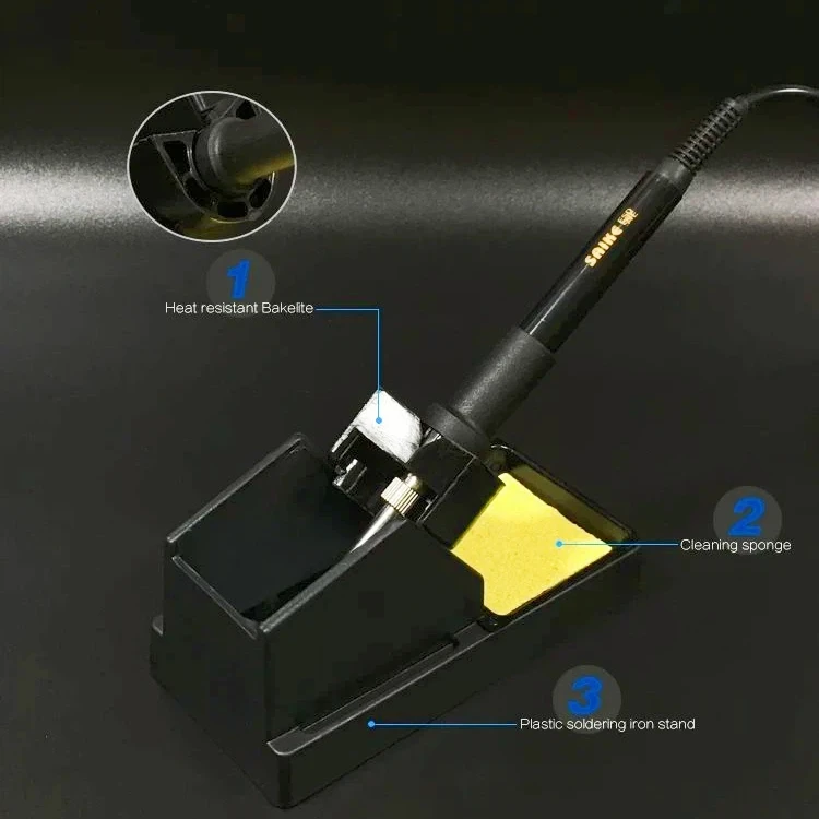 

SAIKE 909D fan type hot air welding station 3-in-1 welding units, hot air guns, mobile phone repair power supply