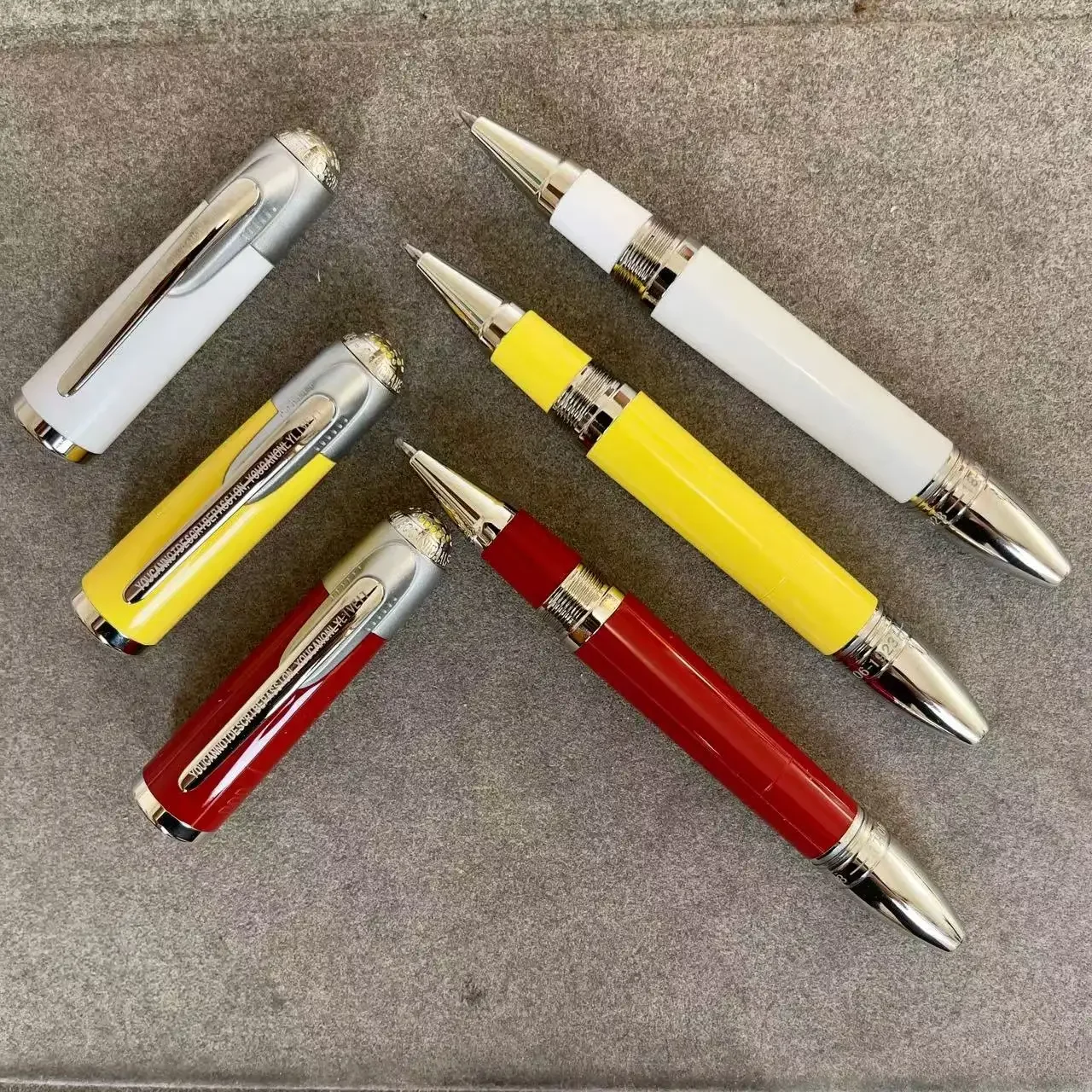 Leda Enzo Ferrari mb Rollerball Pen Red Yellow White High Quality Luxury Famous Character Series School Business Writing Gifts