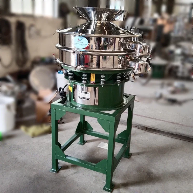 Graded Impurity Removal Filtration Vibration Sifting Sieve For Aluminum Powder Paper Pulp Abrasive