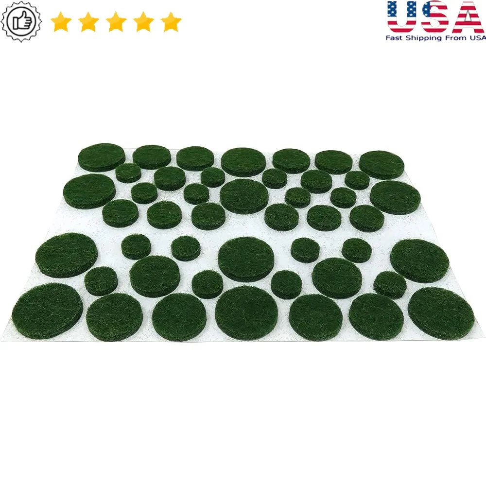 

Self-Adhesive Felt Surface Protection Pads 46-Count Assorted Sizes Round Felt Pads Cabinets Countertops Furniture