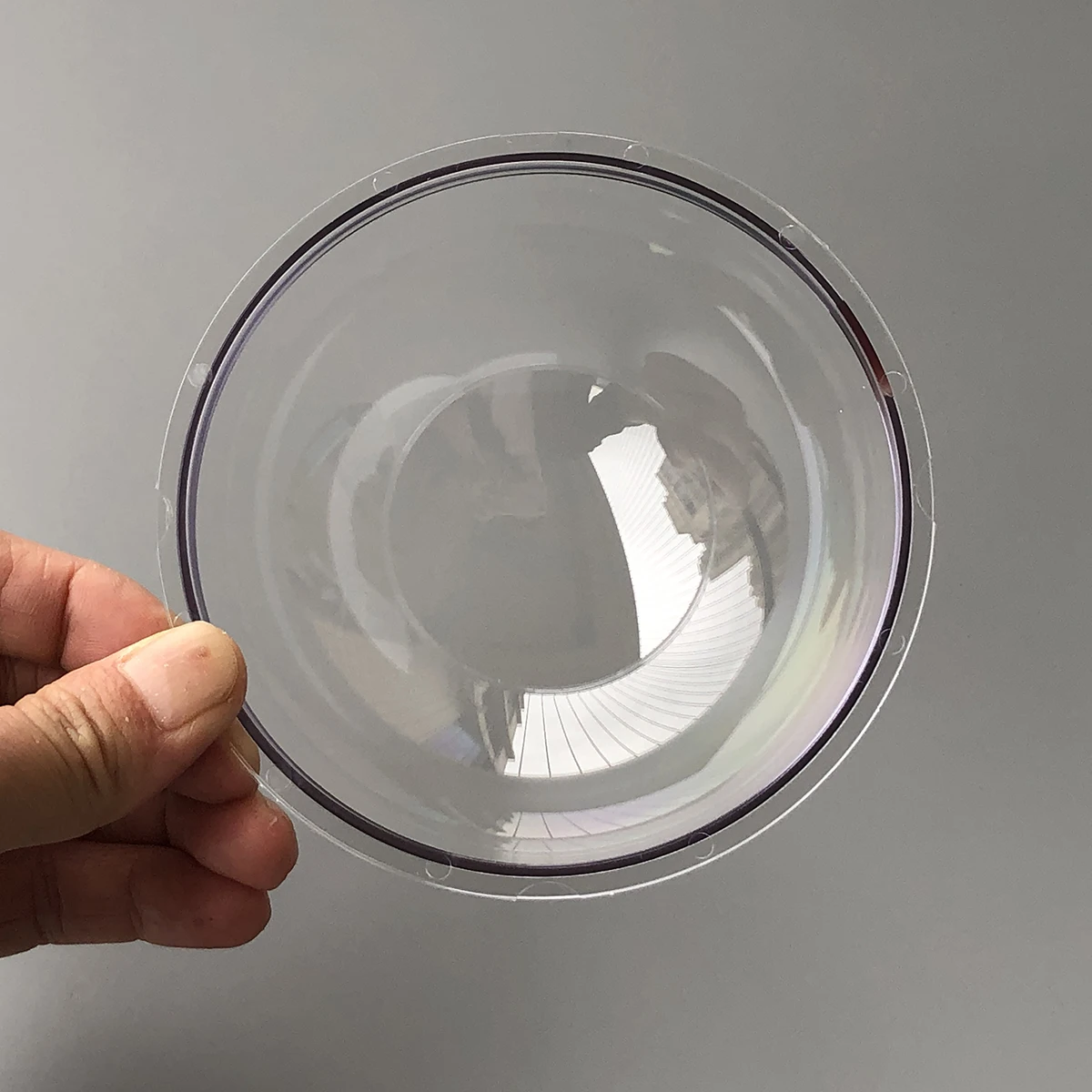 4.2 Inch 114x59.18mm Polycarbonate PC Clear Dome Cover Glass Lens Cap CCTV Replacement Surveillance Security Camera Dome Housing