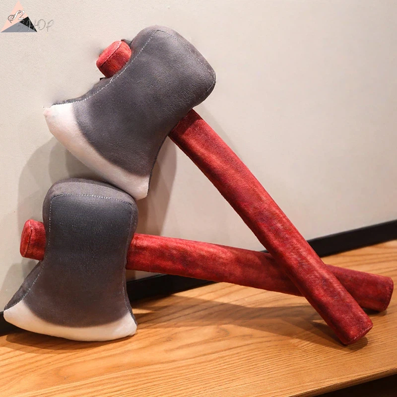 

Funny Axe Design Plush Toy, Soft Stuffed Animal with Costume, Unique Gift for Friends and Family