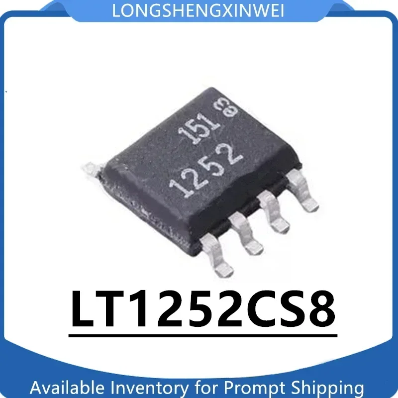 1 SZT. Nowy LT1252CS8 LT1252 z nadrukiem 1252 Układ wzmacniacza wideo Oryginalny układ scalony SOP-8 dostępny od ręki