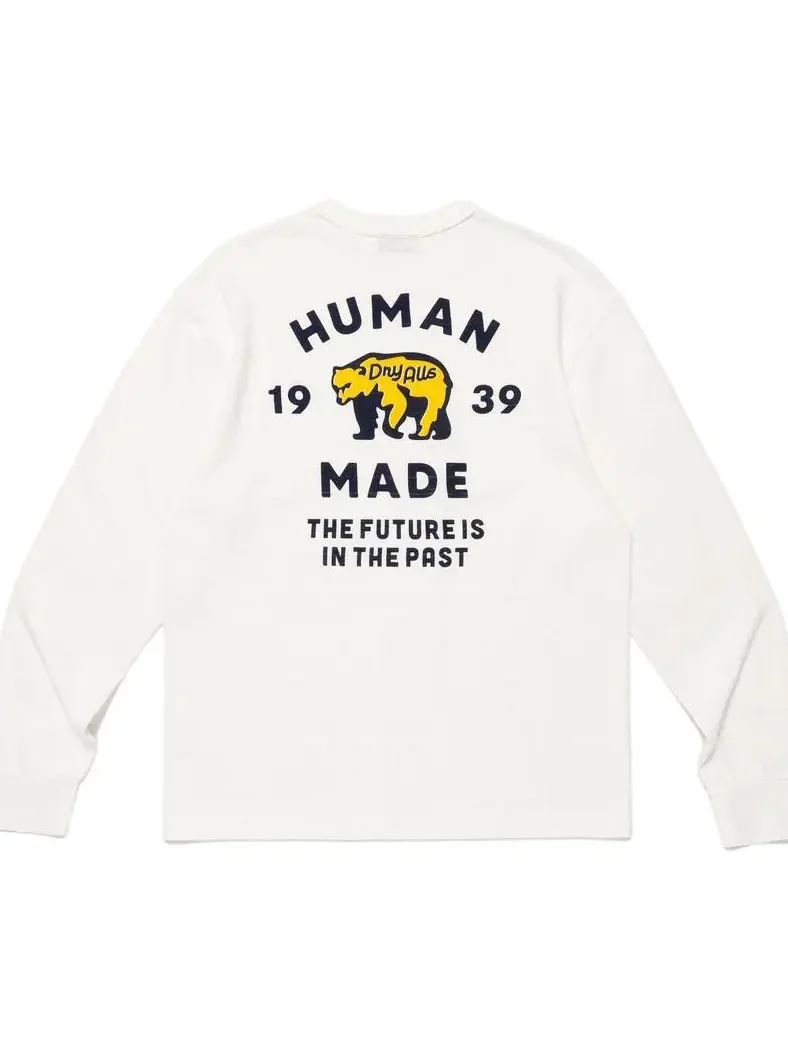 HUMAN MADE FW26 Graphic L/S T Shirt Back Animal Print Heart Logo Unisex Cotton Japan