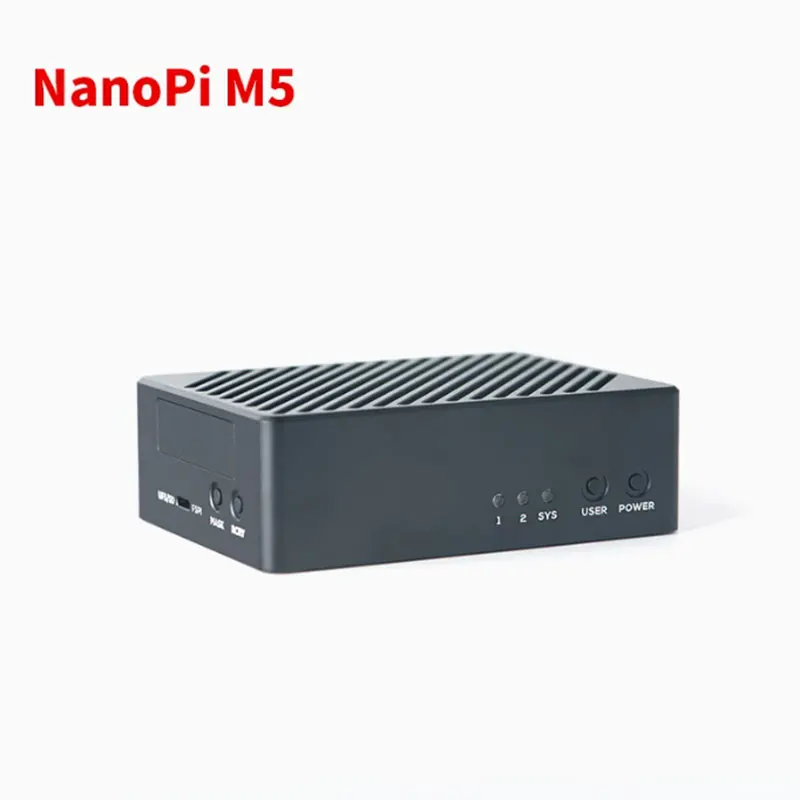 NanoPi M5 - Rockchip RK3576 SBC مع HDMI، ومقابس GbE مزدوجة وM.2 NVMe وSDIO WiFi، ودعم تخزين UFS 2.0