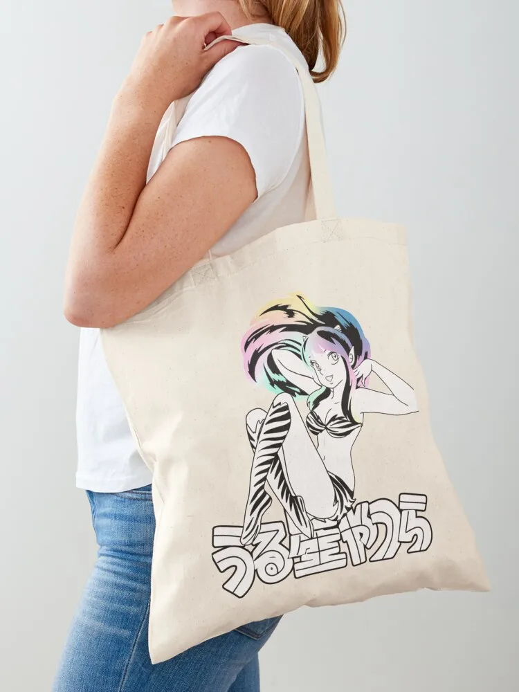 URUSEI YATSURA Tote Bag the tote bag Portable shopping bag luxury women Canvas Tote