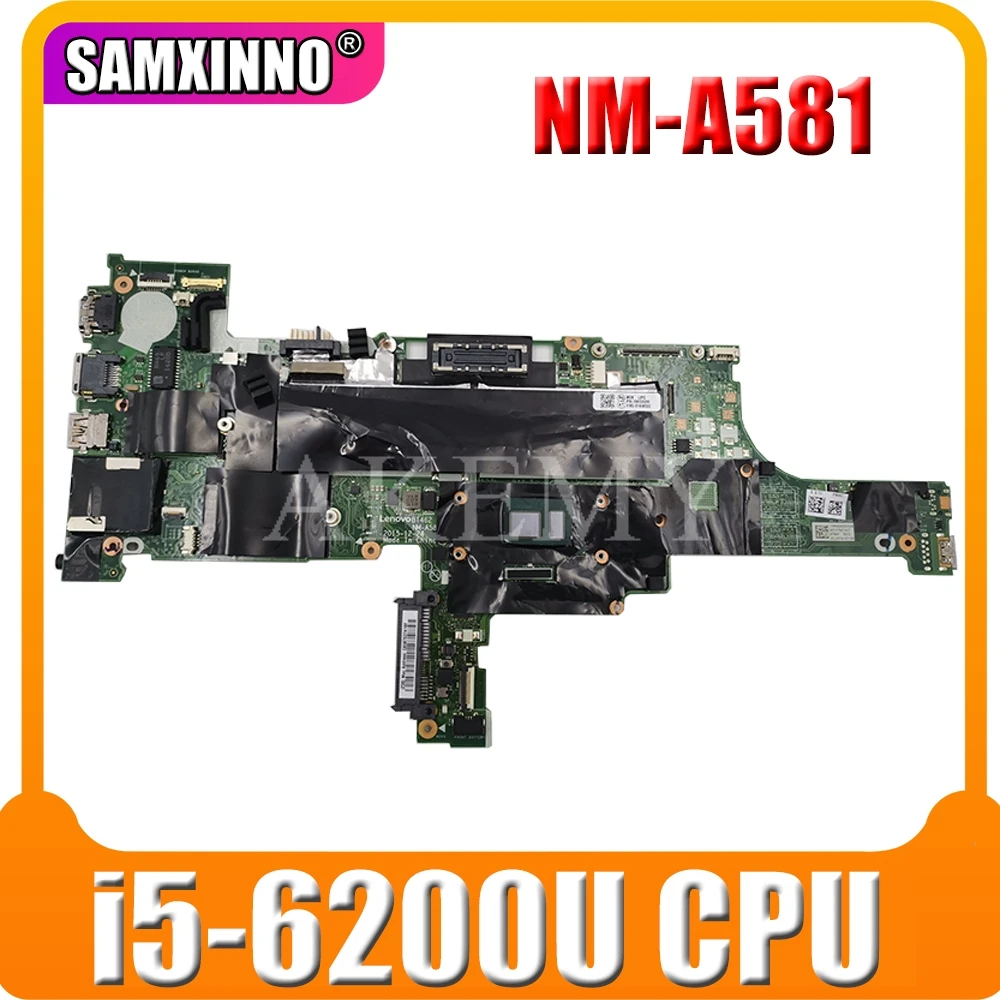 

Материнская плата для ноутбука LENOVO Thinkpad T460 NM-A581 01AW320 01AW336 01AW344 i3 i5 i7 6-го поколения протестирована нормально