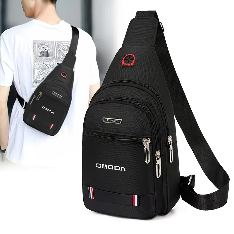 Multi-functional Car Chest Bag Phone Pouch Leisure One-shoulder Messenger Storage Bag for Chery Omoda 5 C5 FX