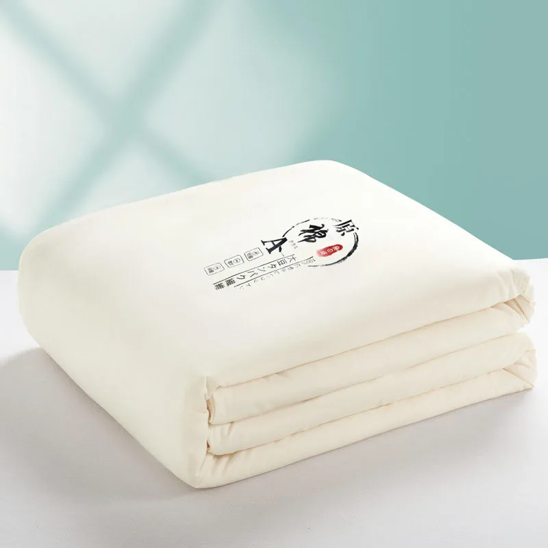 Summer Quilt Blanket Luxury Soybean Fiber Soft Thin Comforter Queen King Double Quilted Bedspread Bed Cover Bedding Coverlet