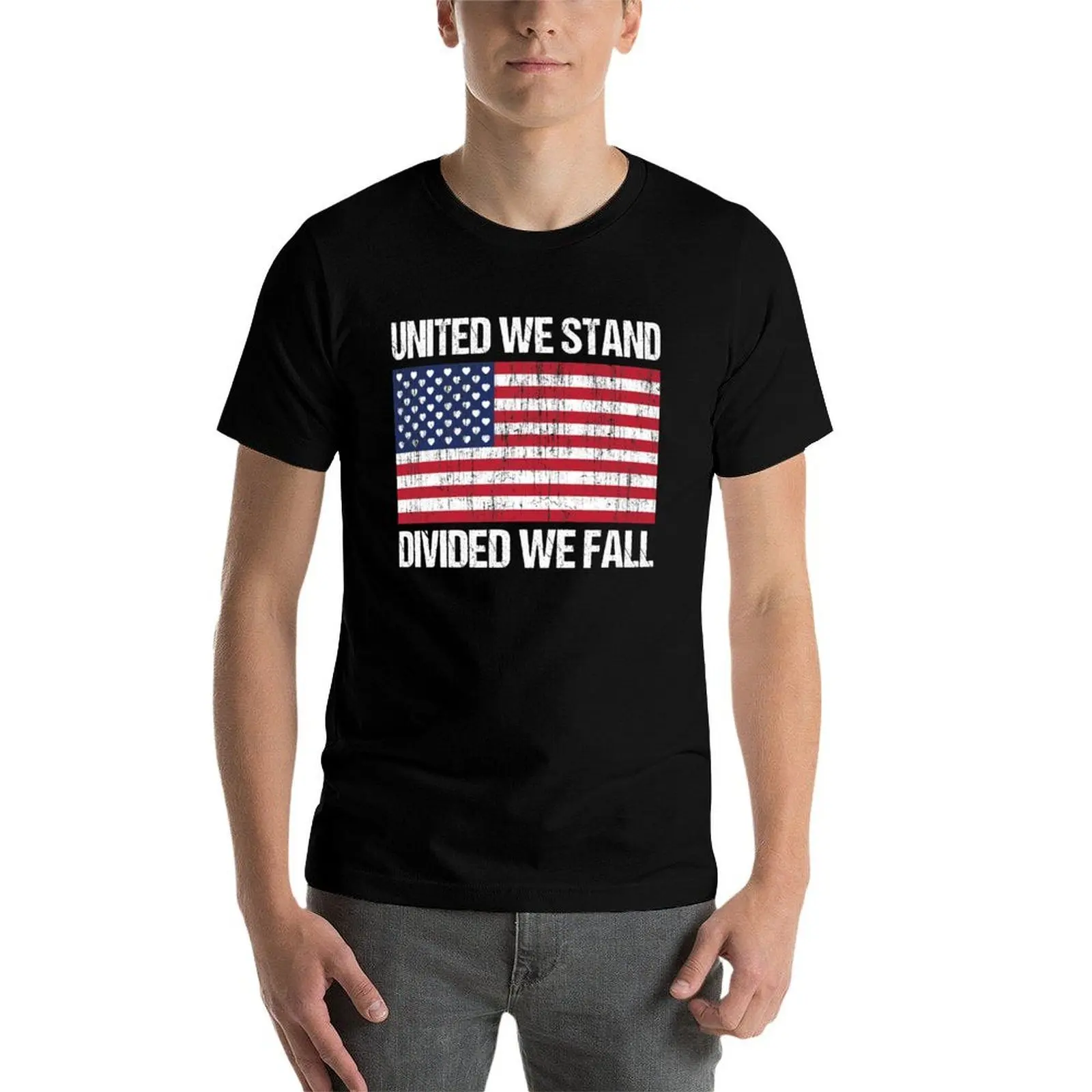 United We Stand T-Shirt man t shirt luxury anime t shirts oversize T-Shirt