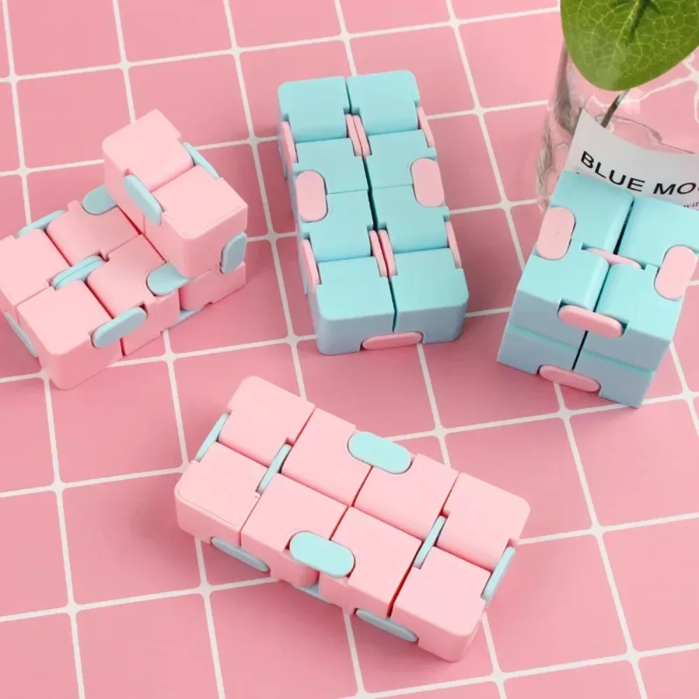 Cubo infinito para aliviar la ansiedad y el estrés, rompecabezas creativo, juguetes educativos para niños, favores de bolsillo/fiesta
