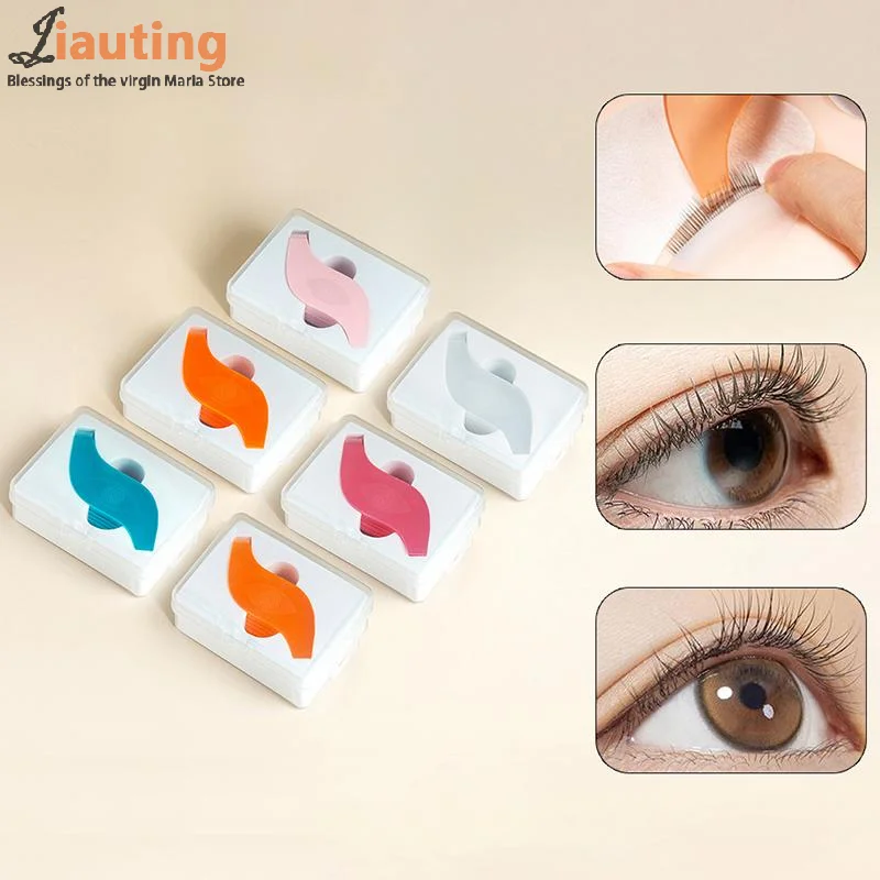 S Shape Eyelash Perm Brushes 5PCS Reuseable Eyelashe Eyebrow Lifting Curler Plastic Clean Comb Eye Lash Extension Perm Tools