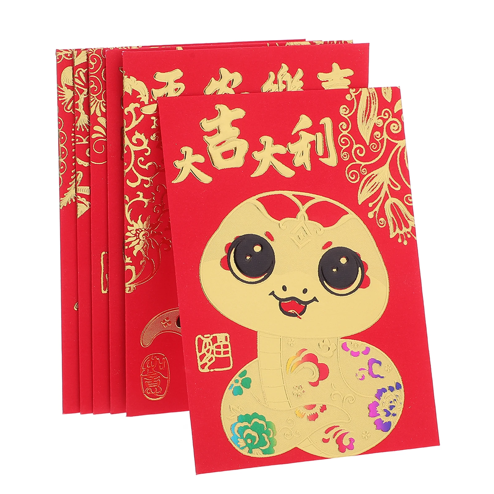 

36pcs Chinese New Year Envelopes Traditional Lunar Festival Party Favors Paper Money Bags for Luck Spring Festival Red Packets