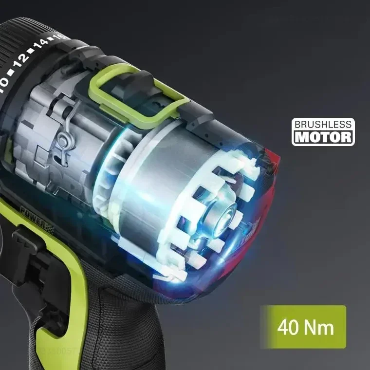 WORX 12V Brushless Driver Electromechanical Drill WU129 Lithium Battery Screwdriver Multifunctional Impact Screwdriver Tool Set